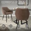 ML-Design 2er Set Esszimmerstühle mit Armlehne und Produktbild-Vorschau 2