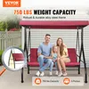 VEVOR 3-Sitzer-Terrassenschaukelstuhl, Hollywoodschaukel Produktbild-Vorschau 2