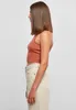 Urban Classics Top Damen Ladies Cropped Rib Top braun XL Produktbild-Vorschau 8