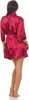Damen Morgenmantel kurzer Kimono in Satin-Optik; Produktbild-Vorschau 3