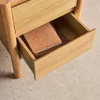 sweeek - 2er-Set Nachttische Holzdekor 2 Schubladen - Natur Produktbild-Vorschau 5