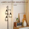 HOMCOM Lampadaire style industriel 40 W max. 3 abat-jours Voir les images du produit 4