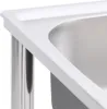 vidaXL Lavello da campeggio in acciaio inox Anteprima dell’immagine prodotto 6