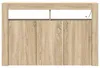 vidaXL Dressoir Sonoma-eikenhout, 116 x 30 x 75 cm, Productafbeelding-voorbeeld 7