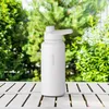 Trinkflasche Edelstahl 1L Thermoflasche Sport Flasche Isolierflasche weiß Vinsun Produktbild-Vorschau