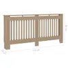 vidaXL Habillage de radiateur 172x19x81 cm MDF Voir les images du produit 11