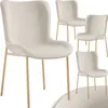 tectake® Polsterstuhl Tessa ergonomische Form mit hoher Produktbild-Vorschau 9