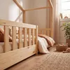 ecomi® Kinderbed 90x200 cm, huisbed met valbeveiliging en Productafbeelding-voorbeeld 4