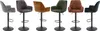 Barhocker OTTAWA BAR Barstuhl mit Armlehnen Velour Optik Produktbild-Vorschau 3