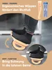 UNITURE® Ergonomische Holz Fußstütze Schreibtisch, Fußbank Produktbild-Vorschau 2