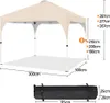 Yaheetech Pop-up Pavillon 3x3m, Garten Faltpavillon Produktbild-Vorschau 7