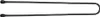 Friseurklammern E-63 150 Stück 4,9 cm – schwarz Produktbild-Vorschau 2