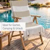 CalmyBEACH Schonbezug Gartenstuhl Hochlehner 130x60cm - Produktbild-Vorschau 6