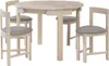 Kondela Essgruppe Domio 1+4 - Weiß Holzoptik / Graubeige Produktbild-Vorschau 1