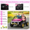 COSTWAY Auto elettrica per bambini a 2 posti, 24 V Auto Anteprima dell’immagine prodotto 4