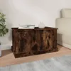 vidaXL Truhe Räuchereiche 70x40x38 cm Holzwerkstoff Produktbild-Vorschau 3