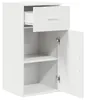 vidaXL Sideboard mit Schubladen Weiß 38 x 34 x 75 cm Produktbild-Vorschau 5