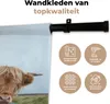 MuchoWow® Wandteppich Wandbehang Scottish Hochlandrind - Produktbild-Vorschau 3