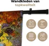 MuchoWow® Wandteppich Wandbehang Vase mit Gänseblümchen und Produktbild-Vorschau 3