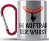 Trendation - Grillen Edelstahl Tasse Karabiner Geschenk Produktbild-Vorschau 1