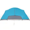 vidaXL Tenda familiare con ventilazione 8 persone Blu Anteprima dell’immagine prodotto 10