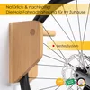 Fahrradhalter Wand aus Eiche (bis 70 mm) - Eiche Produktbild-Vorschau 3
