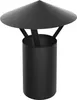 Raik Basic Regenhaube FAL 150mm EW schwarz für Rauchrohr / Produktbild-Vorschau 1