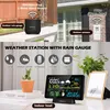 A collage showing outdoor weather station components and an indoor display unit. Náhled obrázku produktu