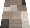 Designer Teppich Modern Kariert Kurzflor Teppich Design Produktbild-Vorschau 5