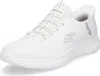 A white Skechers sneaker is shown from a side angle against a white background. Produktbild-Vorschau