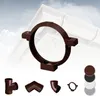 RAINWAY S Regenrinnen System (Rohrschelle braun) - PVC-U Produktbild-Vorschau 1