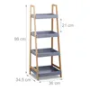 relaxdays 10022215_0 relaxdays Badregal braun Anteprima dell’immagine prodotto 4