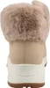 Auf dem Bild ist ein hellbrauner Stiefel zu sehen der auf der Innenseite abgebildet ist. Der Stiefel hat eine glatte Oberfläche und eine klare Form mit einer verstärkten Sohle. Produktbild-Vorschau