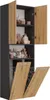 BDW Badezimmerschrank, 2 Wäschekorb, 2 Türen 174x60x30, Produktbild-Vorschau 2