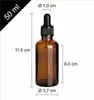 set di 6 bottiglie con pipetta da 50 ml in vetro ambrato - Anteprima dell’immagine prodotto 3