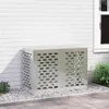 vidaXL Kryt klimatizácie strieborný 100 x 50 x 70 cm Náhľad obrázku produktu 2