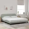 VidaXL 373232, Grau, 185 cm, 2,18 m, 74,5 cm, 1800 x 2000 Produktbild-Vorschau 2