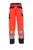 Planam Warnschutz Bundhose zweifarbig Gr. 48 orange/marine Produktbild-Vorschau 5