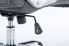 A close-up view of the adjustment lever and height adjustment mechanism of a gray office chair. Náhľad obrázku produktu