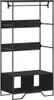 vidaXL Věšák na kabáty černý 90x50x180 cm materiál na bázi Náhled obrázku produktu 1