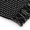 Überwurf Baumwolle Kariert 125x150 cm Schwarz Produktbild-Vorschau 3