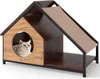 Casetta per gatti COSTWAY, 2 in 1 grotta per gatti e letto Anteprima dell’immagine prodotto 1