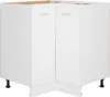 vidaXL Eckunterschrank Weiß 75,5x75,5x80,5 cm Holzwerkstoff Produktbild-Vorschau 3