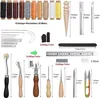 Leder-Werkzeug-Set mit gewachster Fadennahtrille - Profi Produktbild-Vorschau 2