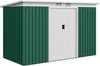 Outsunny Gerätehaus Gartenhaus mit Schiebetür Outdoor Stahl Produktbild-Vorschau 1