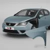 BLU Blatník náhrada pro Seat Ibiza IV 4 6J LW5T Levý Modrý Náhled obrázku produktu 3