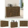 The Living Store kredens dąb wędzony 88x30x65 cm materiał Podgląd zdjęcia produktu 1