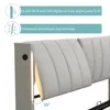 Flieks Lit rembourré 140x190cm avec USB, Lit de rangement Voir les images du produit 7