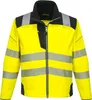 Portwest T402 PW3 Warnschutz-Softshelljacke Orange/Black Produktbild-Vorschau 2