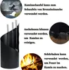 XINZI Kaminbesteck 4tlg kaminbesteck schwarz Kaminzubehör Produktbild-Vorschau 5